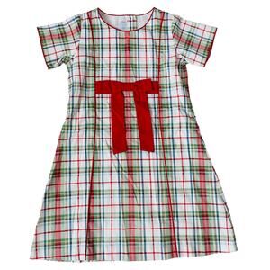 NWT Little English Size 14 Douglas Plaid Cora Dress